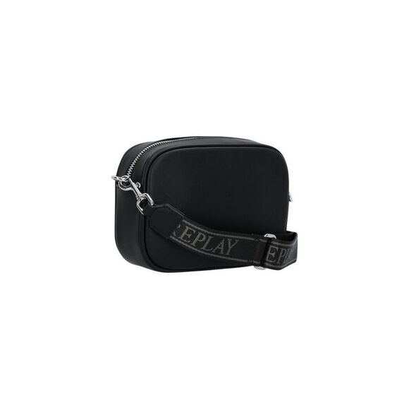 Replay Crossbody Bag Logo Strap Women black Bags